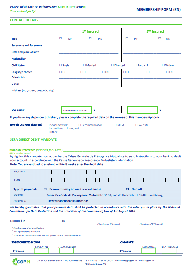 Application Form
